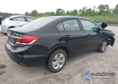 2013 Honda Civic Lx z USA, uszkodzony, nr VIN 2HGFB2F59DH531204